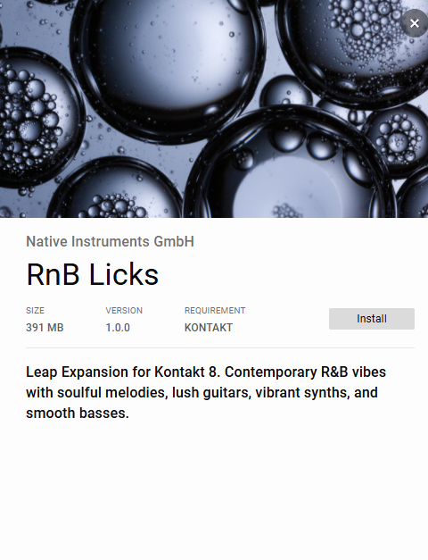 Native Instruments R&B Licks (LEAP EXPANSION)
